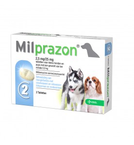 Milprazon Kleine Hond / Puppy - 2.5 mg / 25 mg