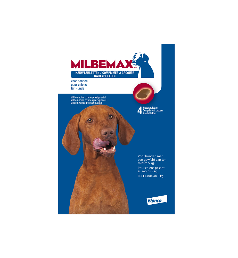 Milbemax Grote Hond Kauwtabletten