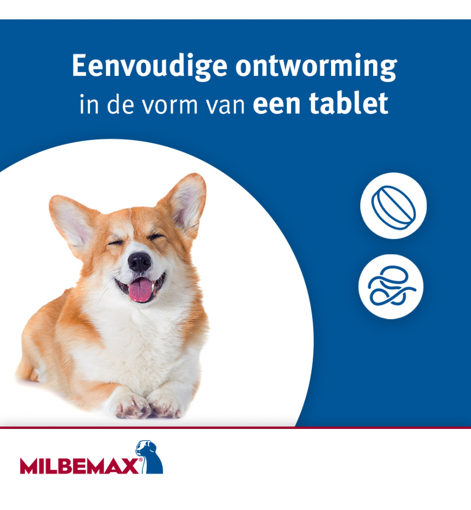 Milbemax Grote Hond Kauwtabletten