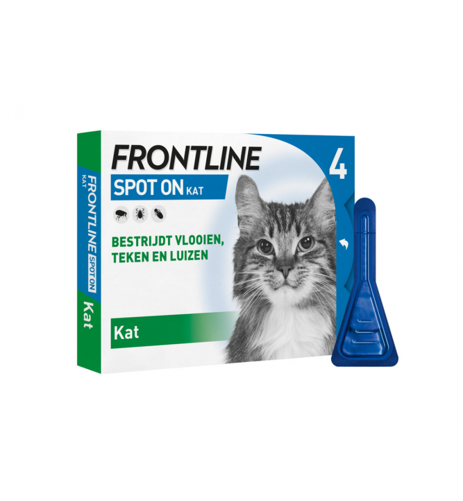 Verstelbaar middag snijden Frontline Spot-On Kat
