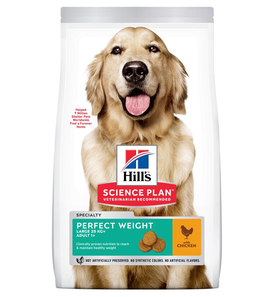 Hill's Plan Adult Perfect Weight Large met Kip - 12 kg