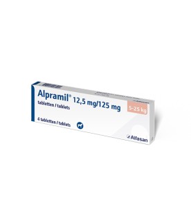 Alpramil Hond 12.5 mg / 125 mg (5 t/m 25 kg) - 4 tabletten
