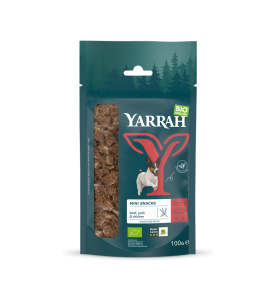 Yarrah Biologische Mini Snack voor Honden - 10 x 100 gram