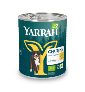 Yarrah Biologisch Hondenvoer met Chunks met Kip 820 gram