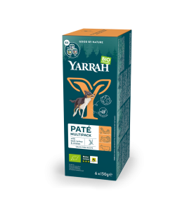 Yarrah Biologisch Hondenvoer Multipack Paté (Rund/Kip/Kalkoen) - 6 x 150 gram