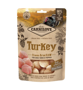 Carnilove Freeze-Dried Raw Snacks Turkey - 60 gram