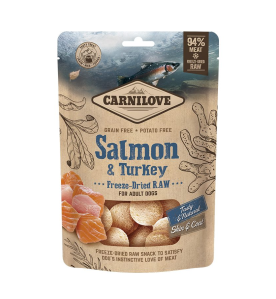 Carnilove Freeze-Dried Raw Snack Salmon & Turkey - 60 gram