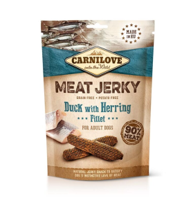 Carnilove Meat Jerky Duck with Herring Fillet - 100 gram