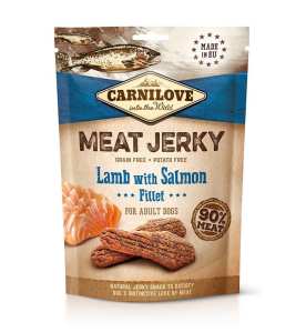 Carnilove Meat Jerky Lamb with Salmon Fillet - 100 gram