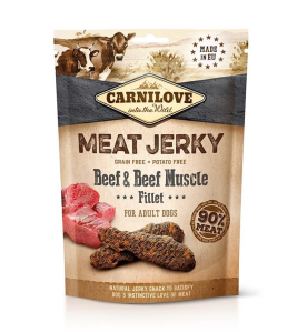 Carnilove Meat Jerky Beef & Beef Muscle Fillet - 100 gram