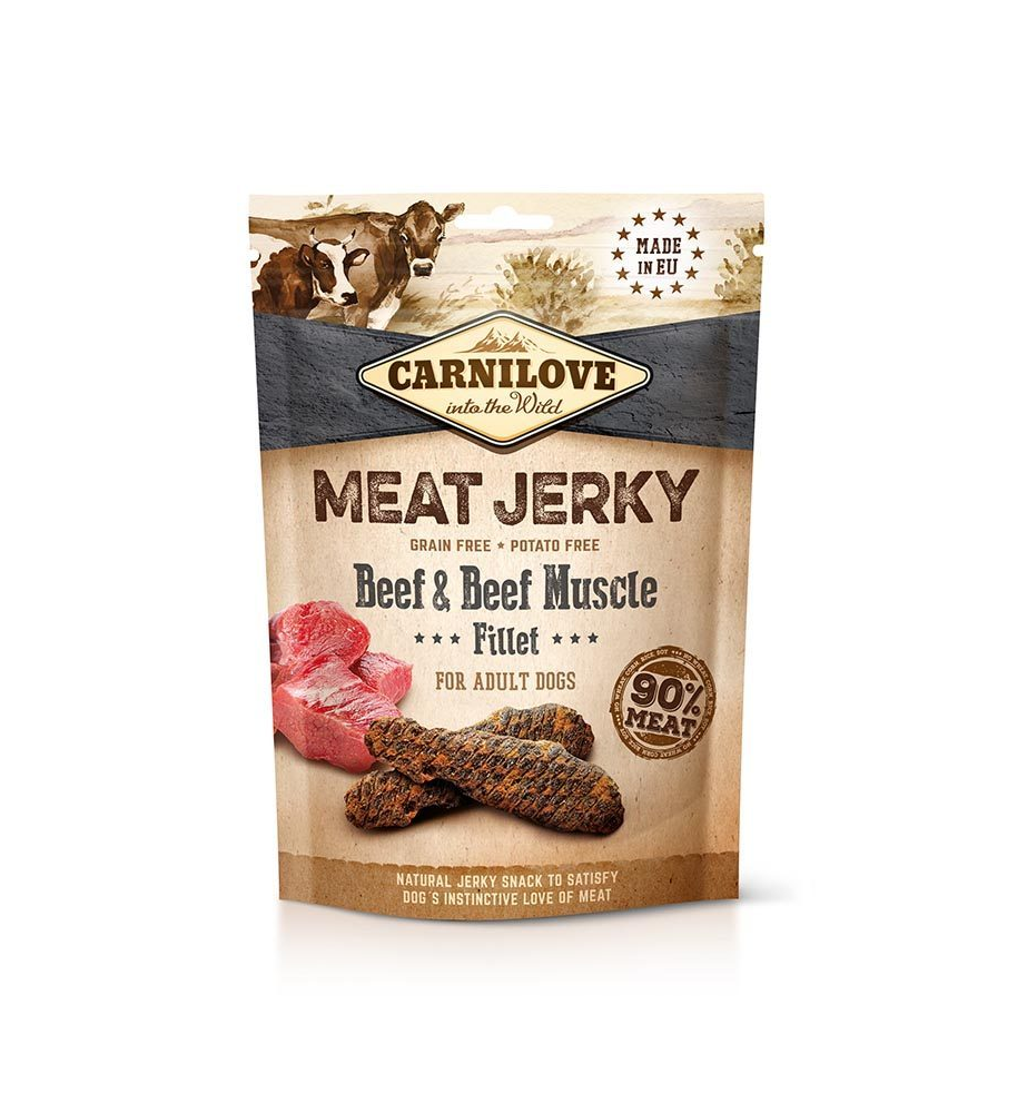 Carnilove Meat Jerky Beef & Beef Muscle Fillet - 100 gram