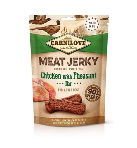 Carnilove Meat Jerky Chicken with Pheasant Bar - 100 gram