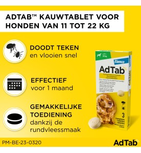 AdTab Hond (11 t/m 22 kg) - 3 tabletten