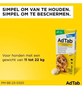 AdTab Hond (11 t/m 22 kg) - 3 tabletten