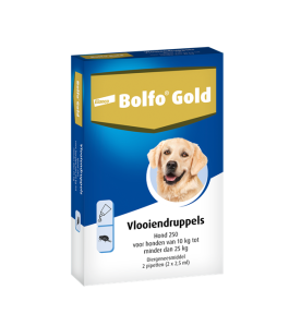 Bolfo Gold 250 - 10 t/m 25 kg - 2 pip